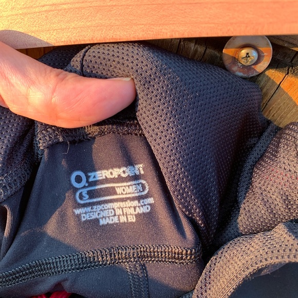 ZeroPoint Compression Leggings -Small Black & Pink - Picture 4 of 4